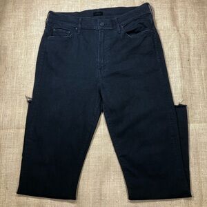 Mother The Insider Crop Step Fray Jeans sz 32